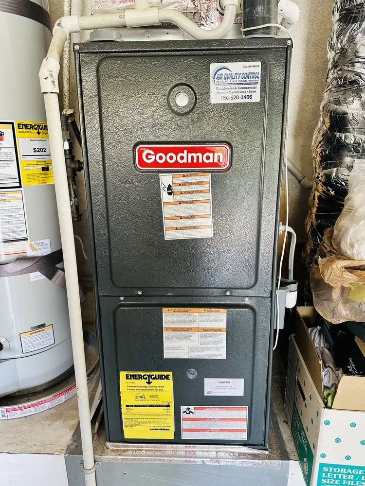 Slide of Air Quality Control Heating and Air conditioning