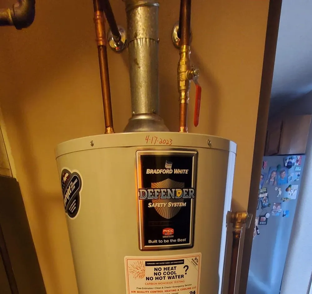 Slide of Air Quality Control Heating and Cooling