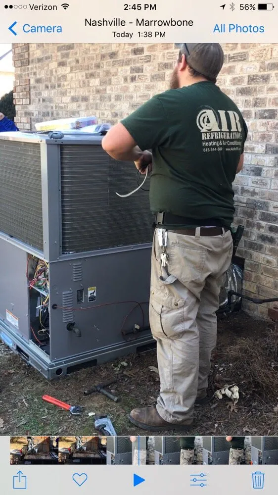 Slide of Air Refrigeration Heating and Cooling