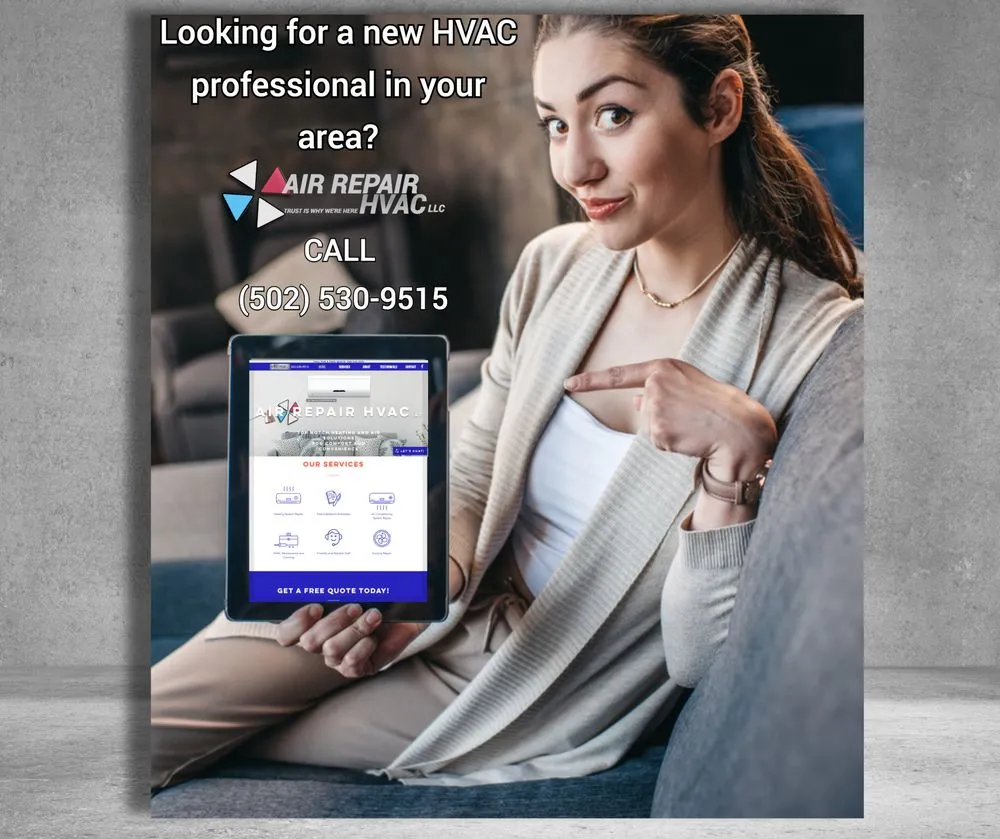 Slide of Air Repair HVAC