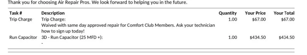 Slide of Air Repair Pros