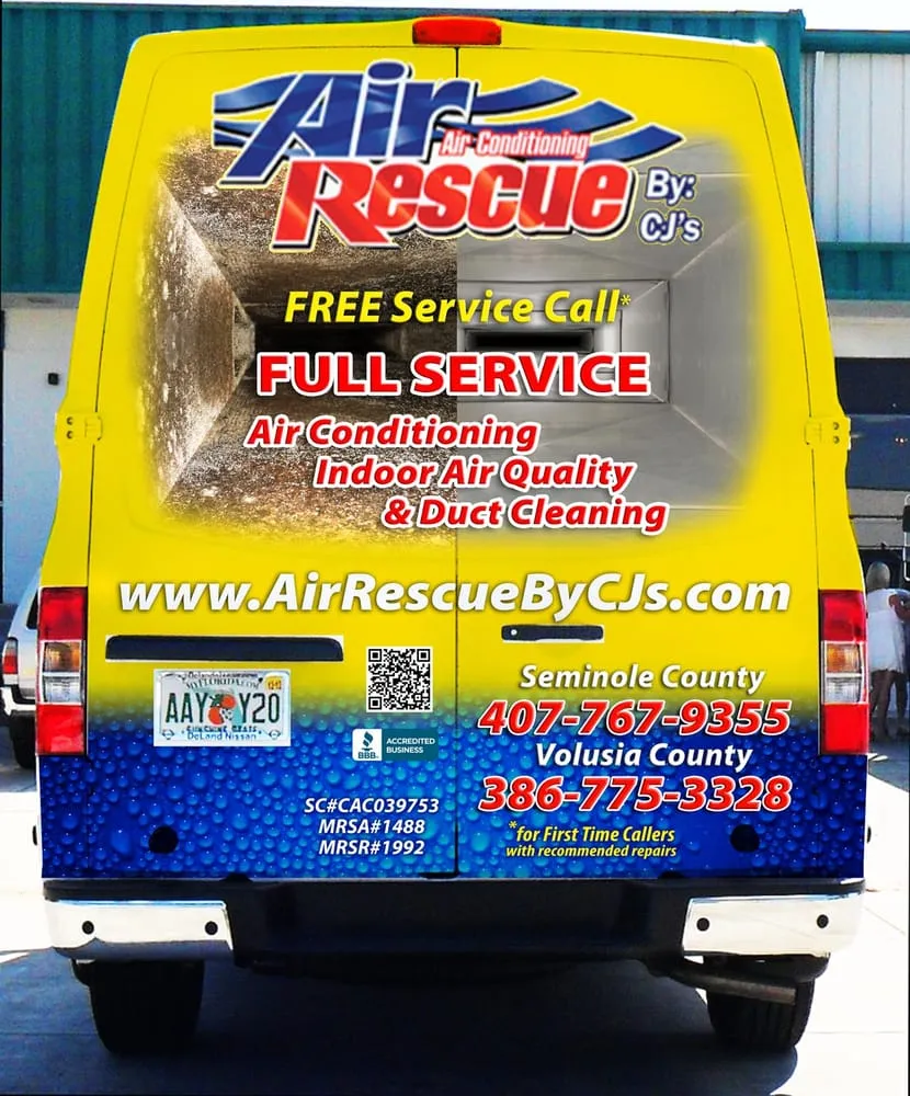Slide of Air Rescue Air Conditioning By CJ's