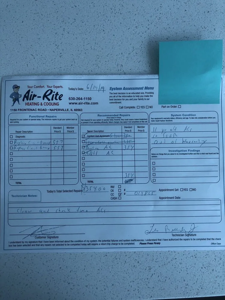 Slide of Air-Rite Heating & Cooling