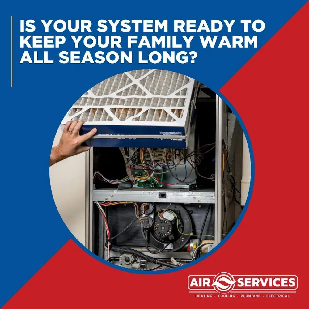 Slide of Air Services Heating