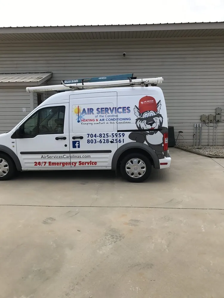 Slide of Air Services of the Carolinas