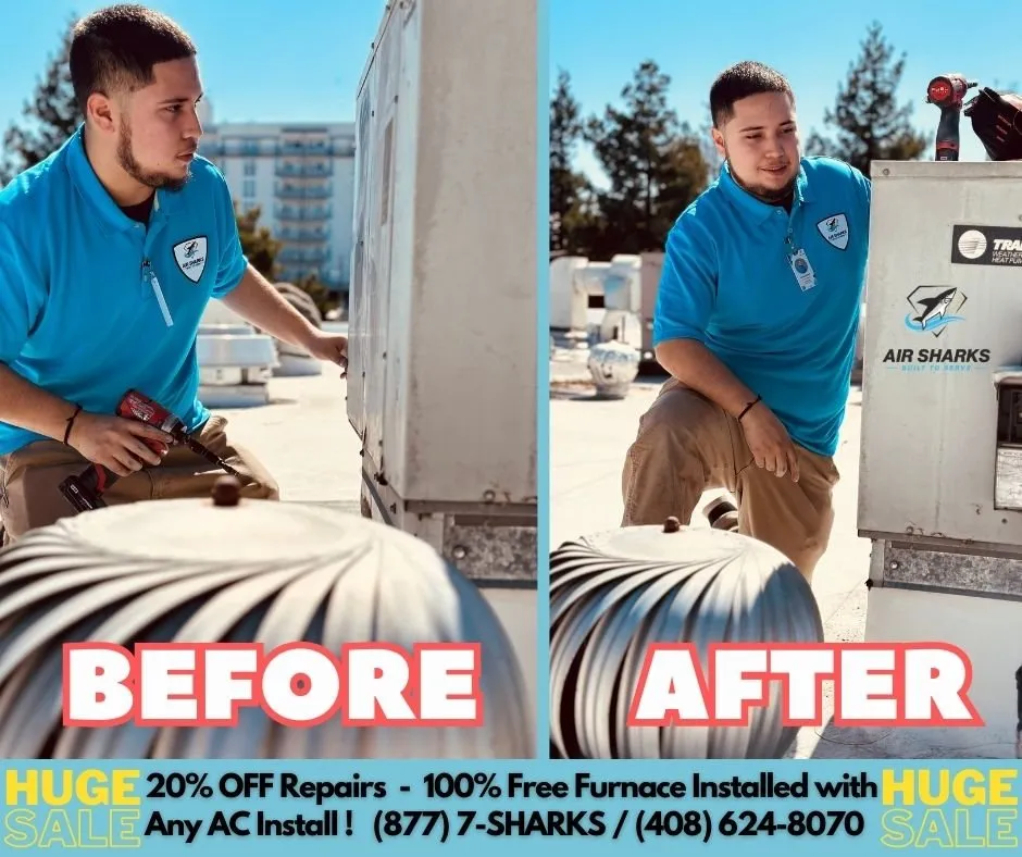 Slide of Air Sharks Heating & Air Conditioning