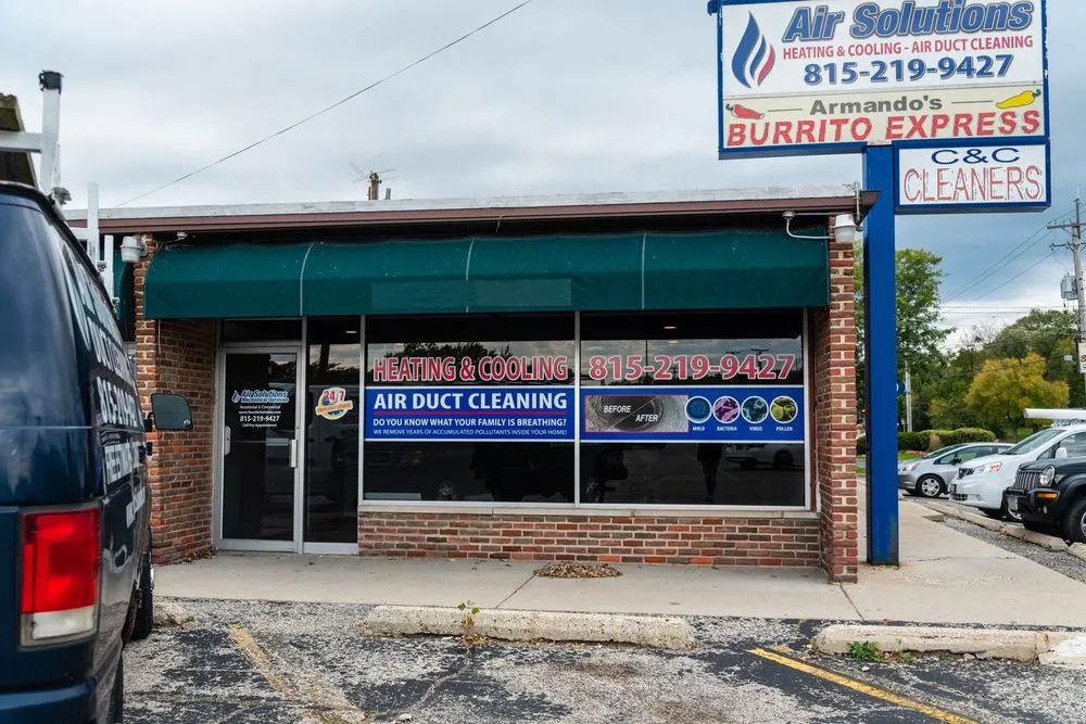 Slide of Air Solutions Heating Air Conditioning Duct Cleaning