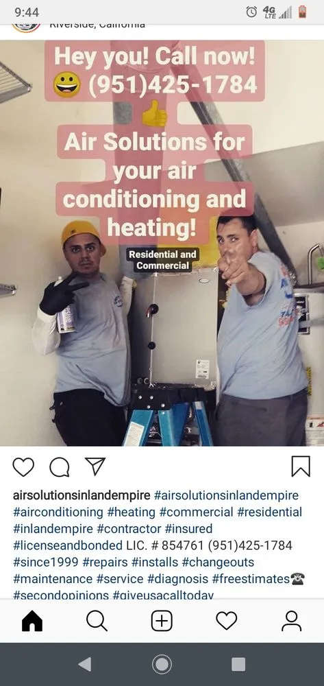 Slide of Air Solutions