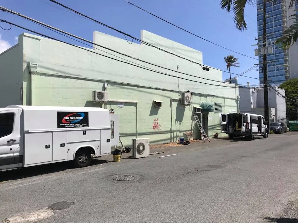 Slide of Air Source Air Conditioning