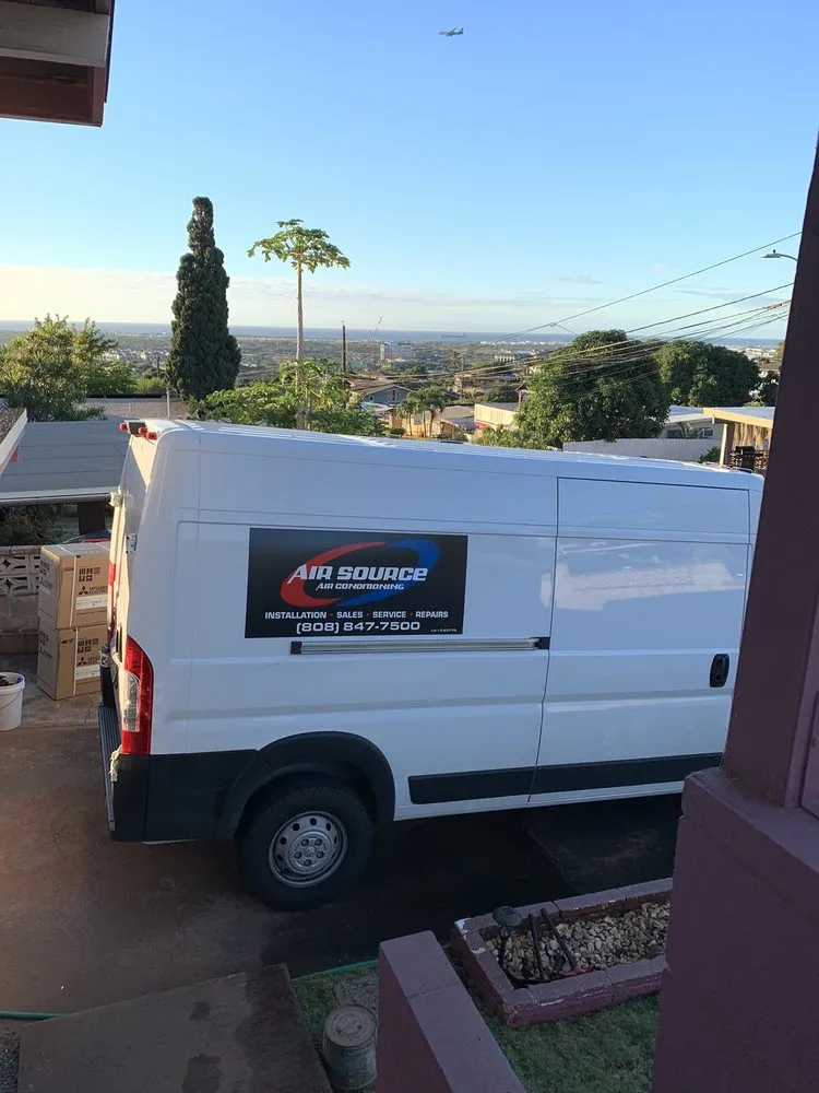 Slide of Air Source Air Conditioning