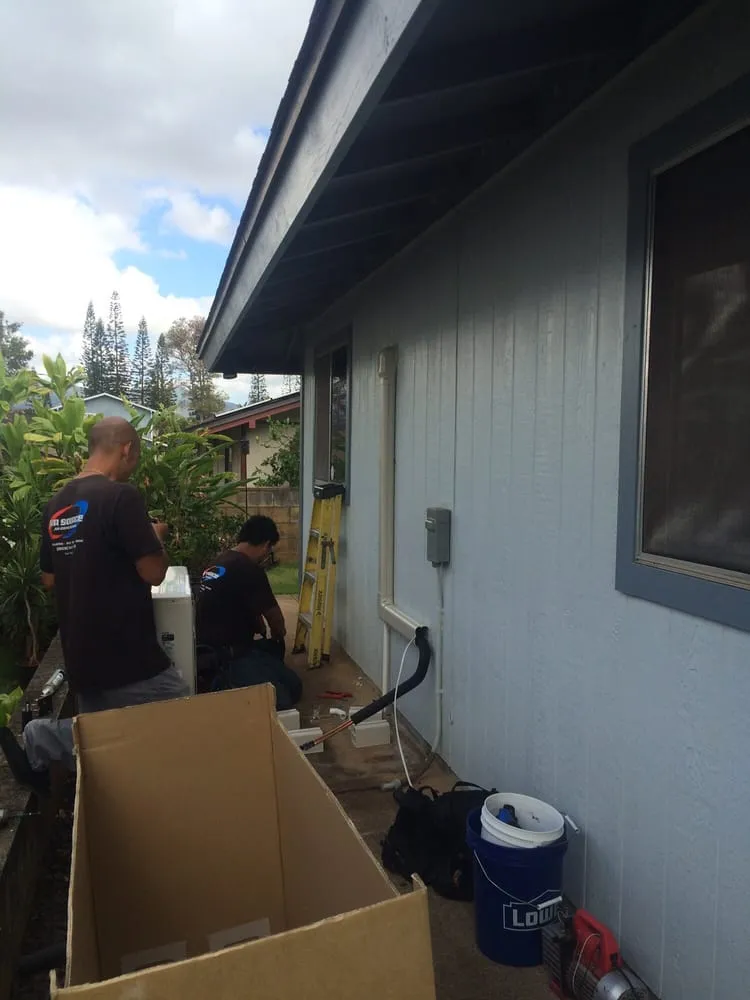 Slide of Air Source Air Conditioning