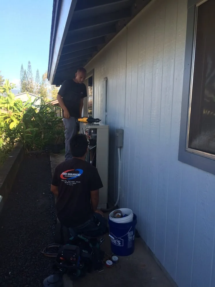 Slide of Air Source Air Conditioning