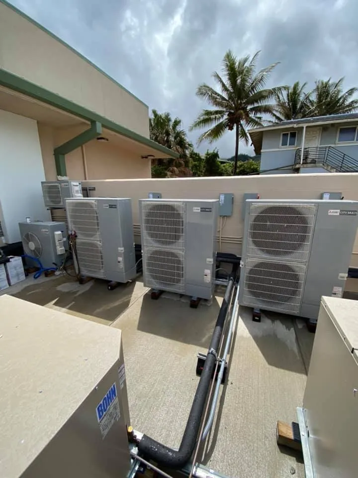 Slide of Air Source Air Conditioning