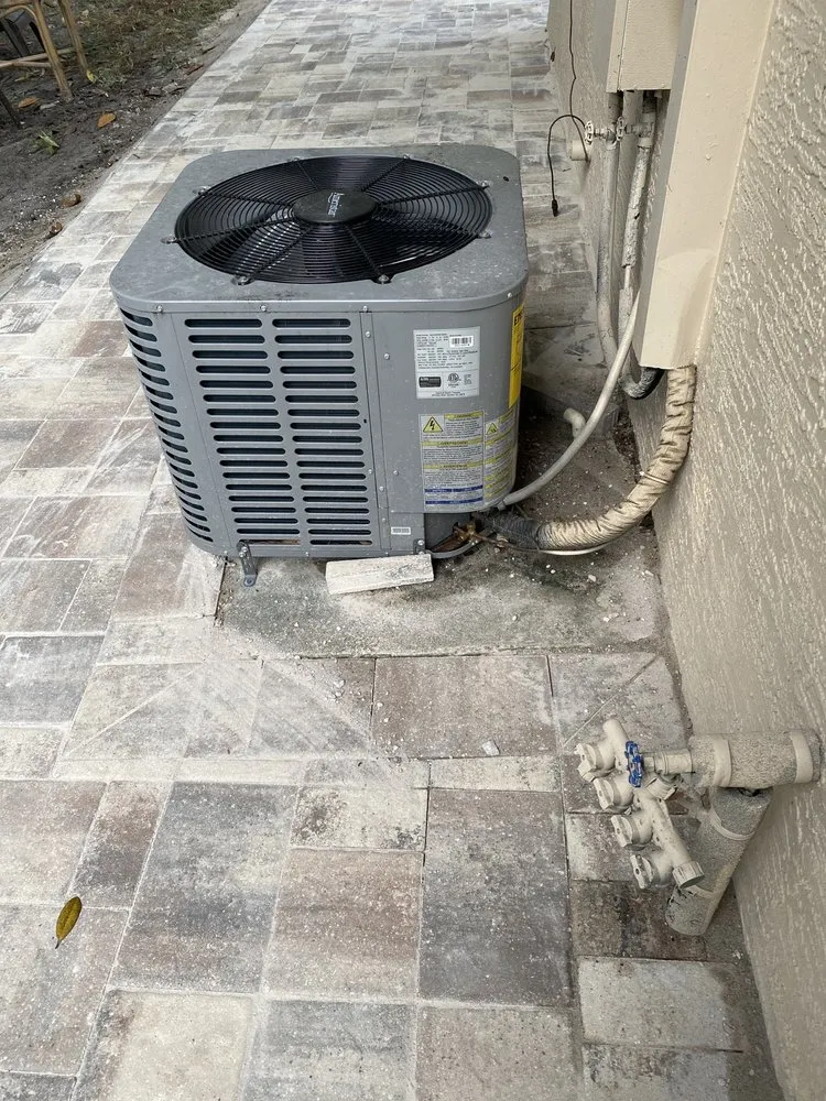 Slide of Air Source Cooling & Heating