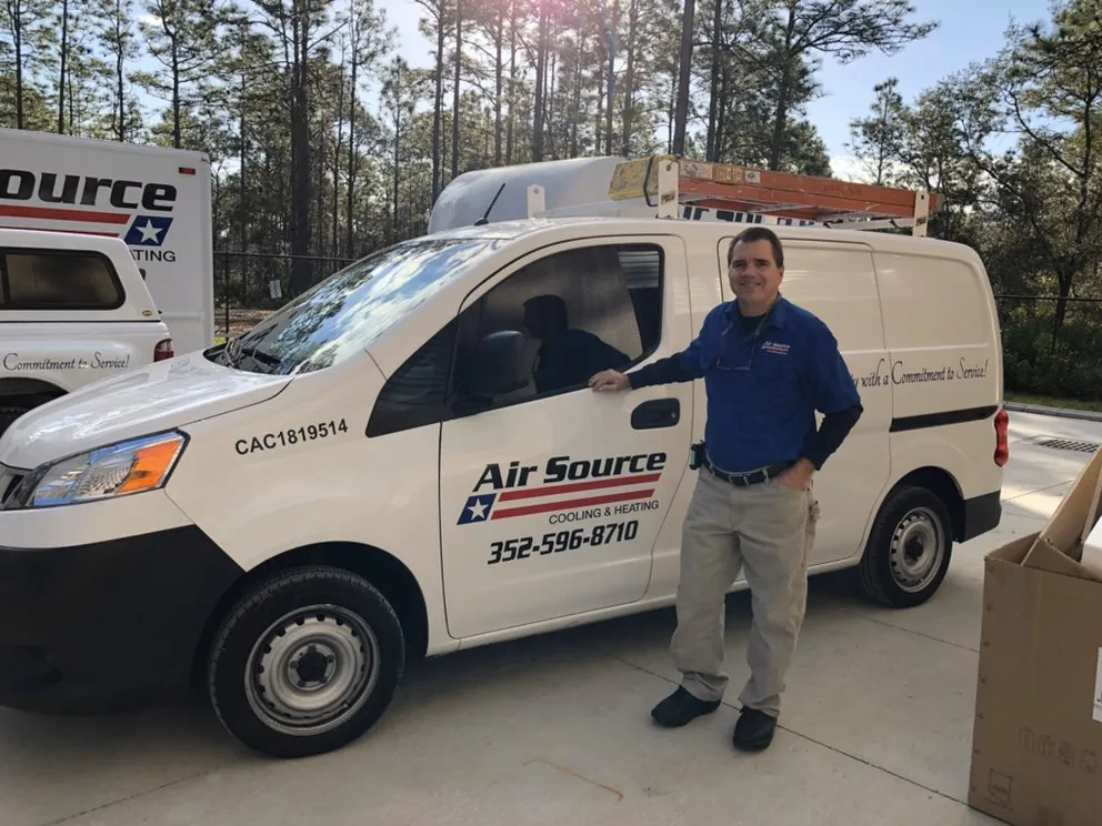 Slide of Air Source Cooling & Heating