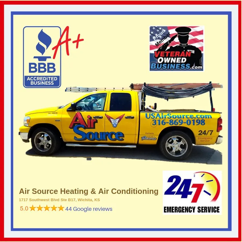 Slide of Air Source Heating & Air Conditioning