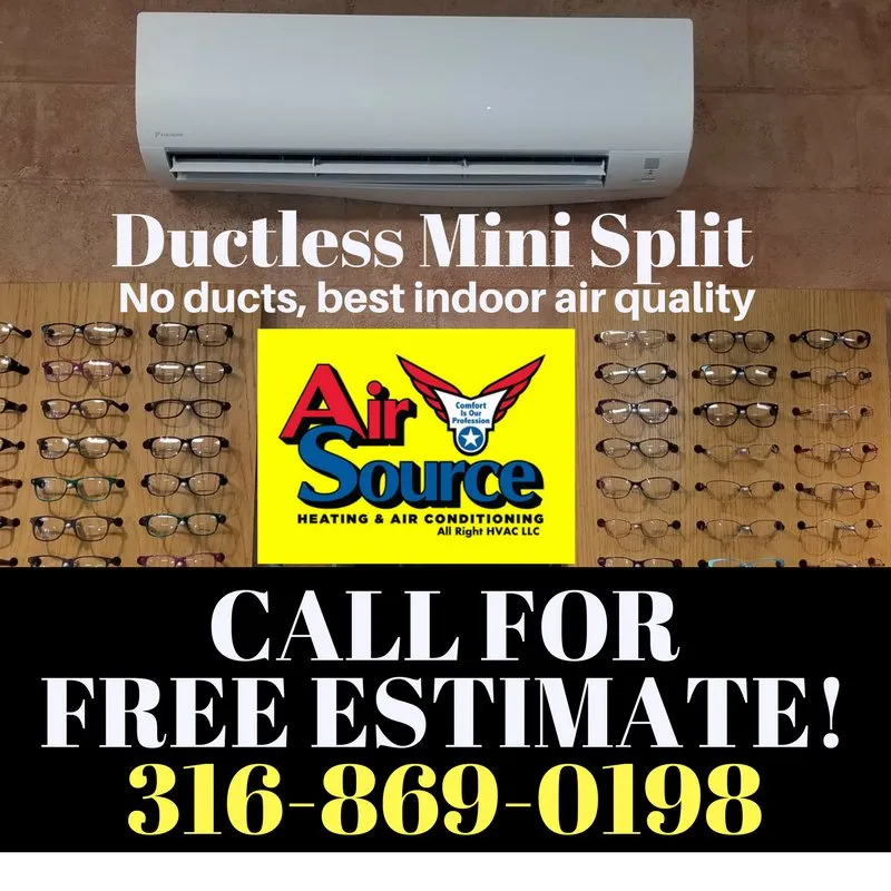 Slide of Air Source Heating & Air Conditioning