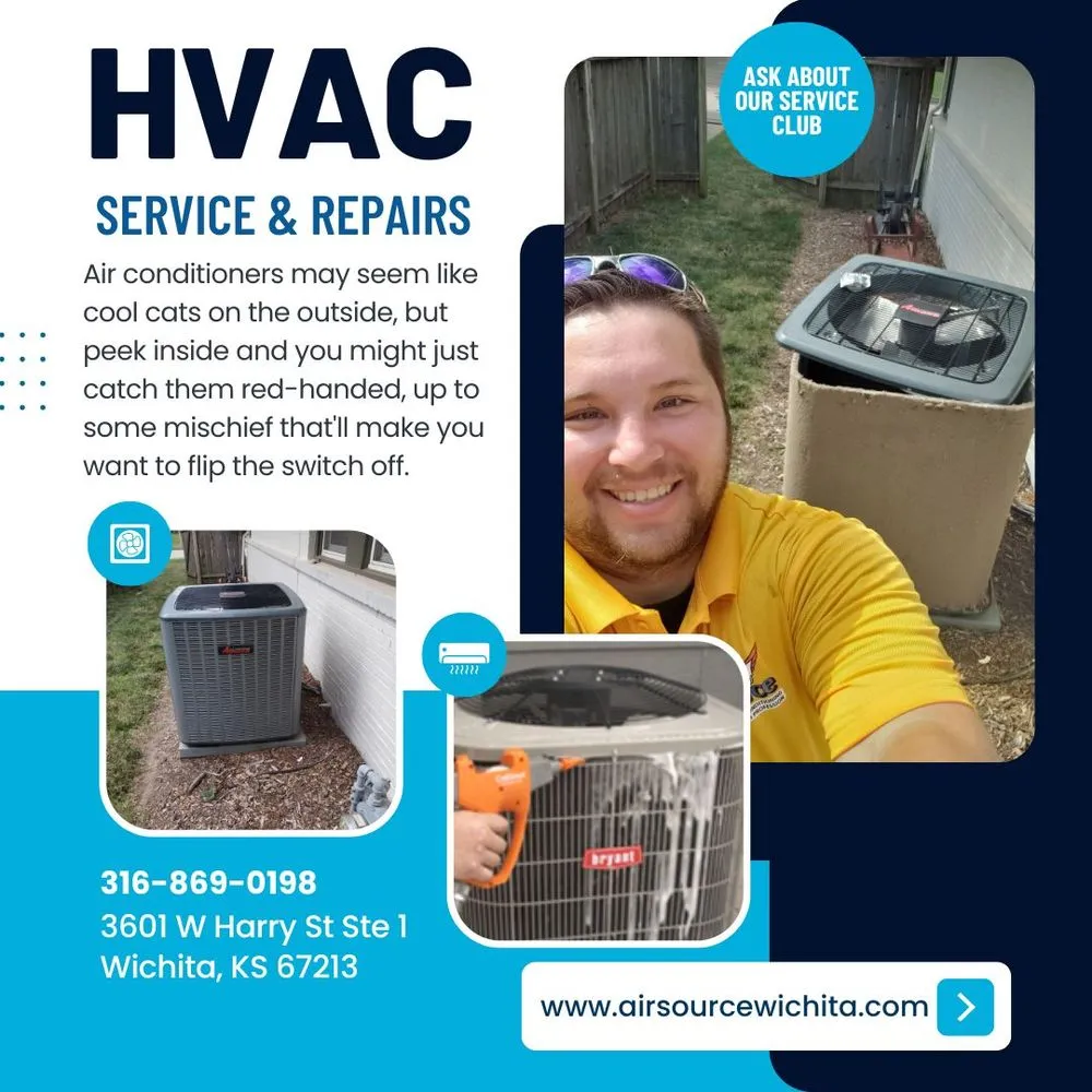 Slide of Air Source Heating & Air Conditioning