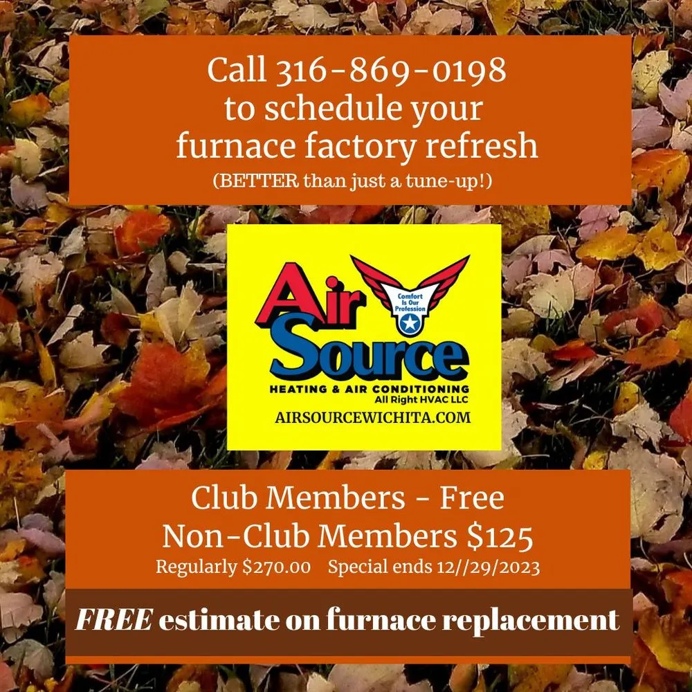 Slide of Air Source Heating & Air Conditioning