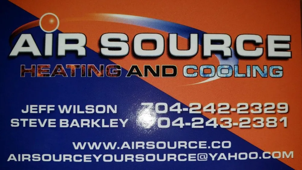 Slide of Air Source Heating & Cooling