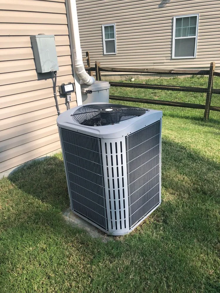 Slide of Air Source Heating & Cooling