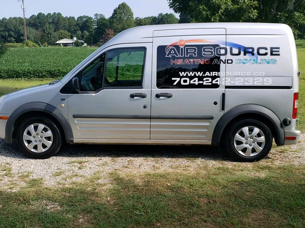 Slide of Air Source Heating & Cooling