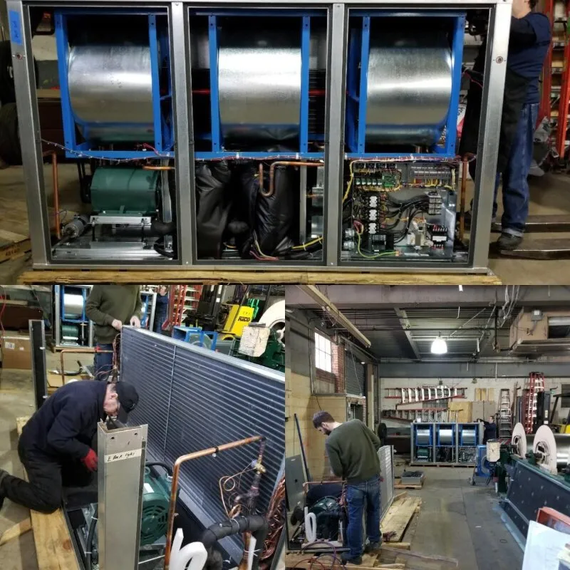 Slide of Air Source Mechanical