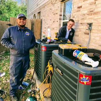 Air Squad Heating & Cooling Logo