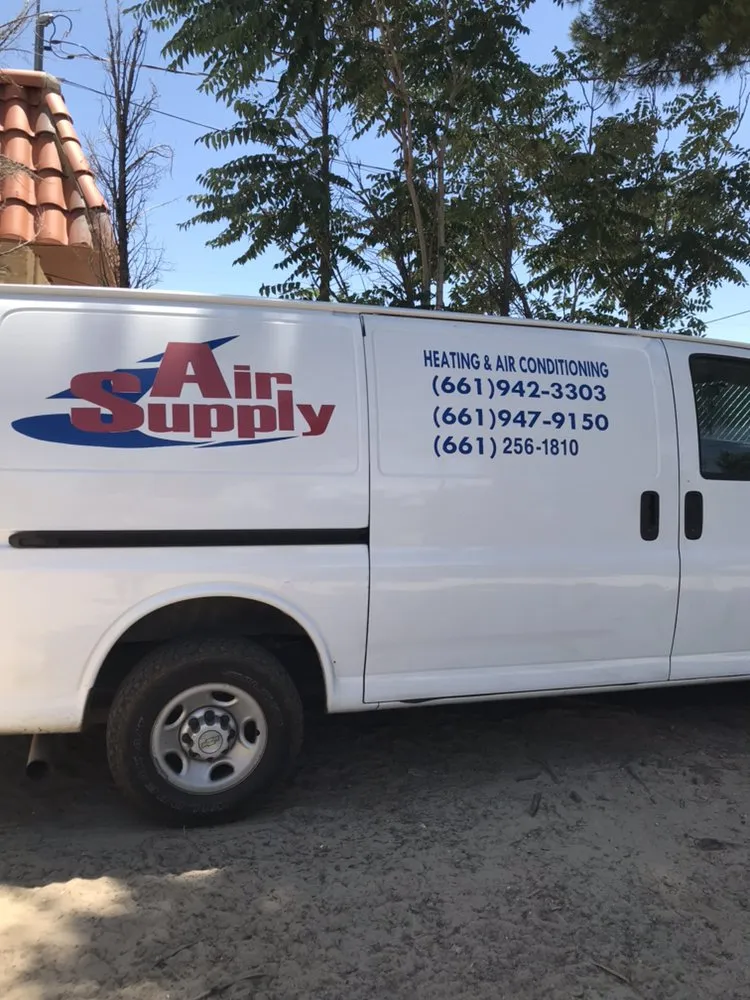 Slide of Air Supply Heating and Air Conditioning