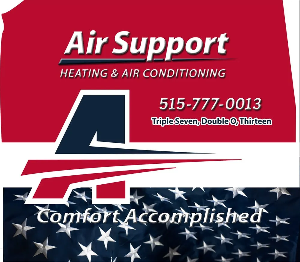 Slide of Air Support Heating & Cooling