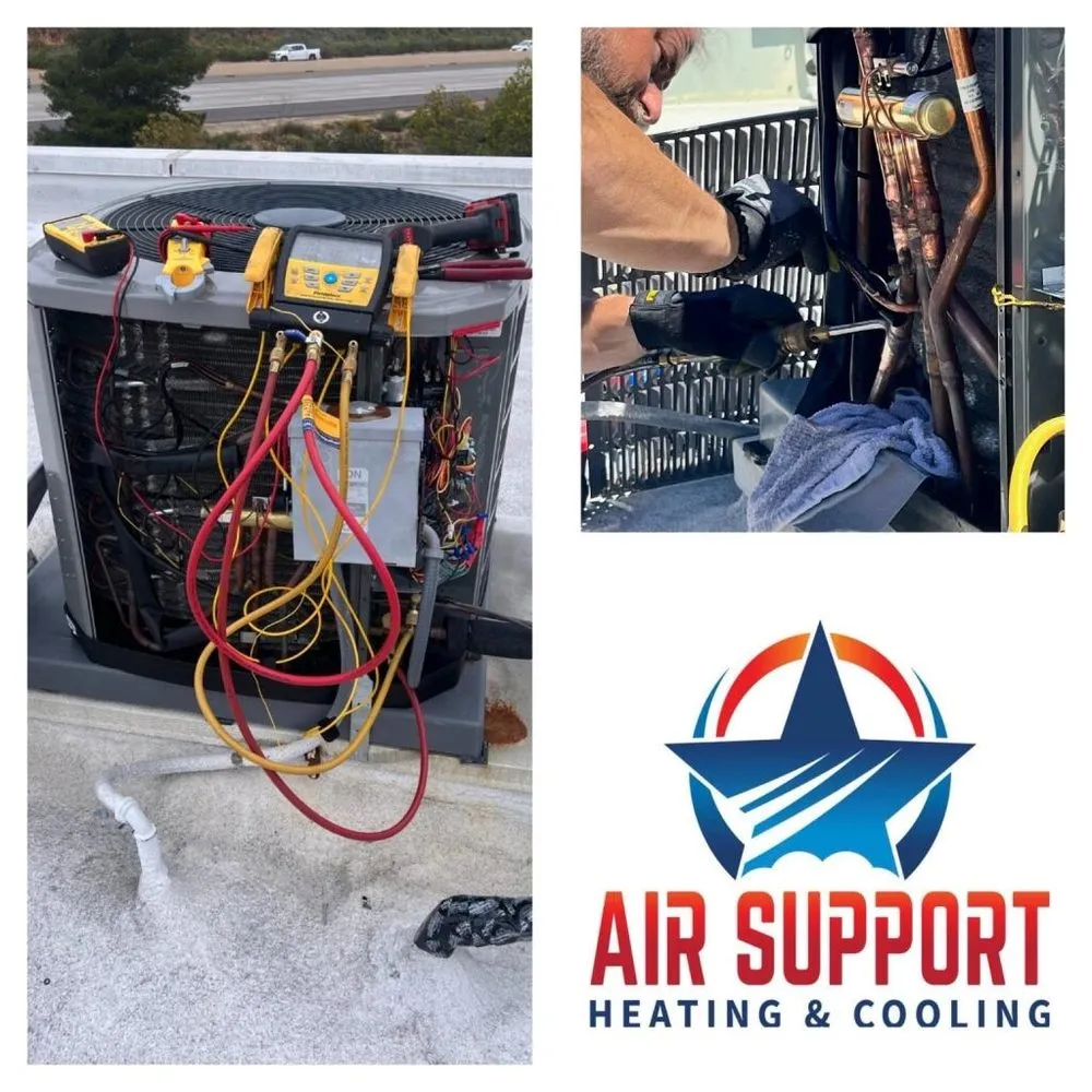Slide of Air Support Heating and AC