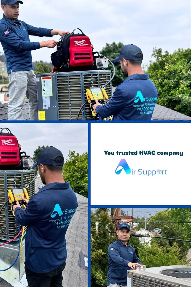 Slide of Air Support HVAC