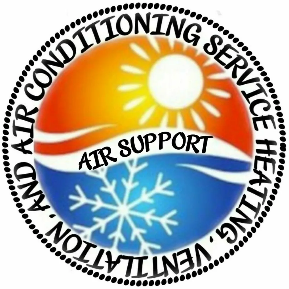 Slide of Air Support HVAC service