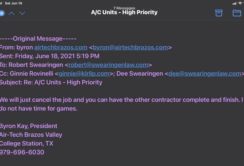 Slide of Air-Tech Brazos Valley