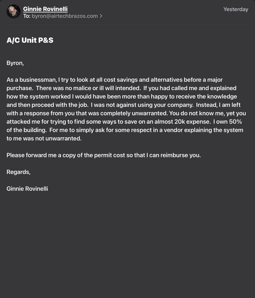 Slide of Air-Tech Brazos Valley