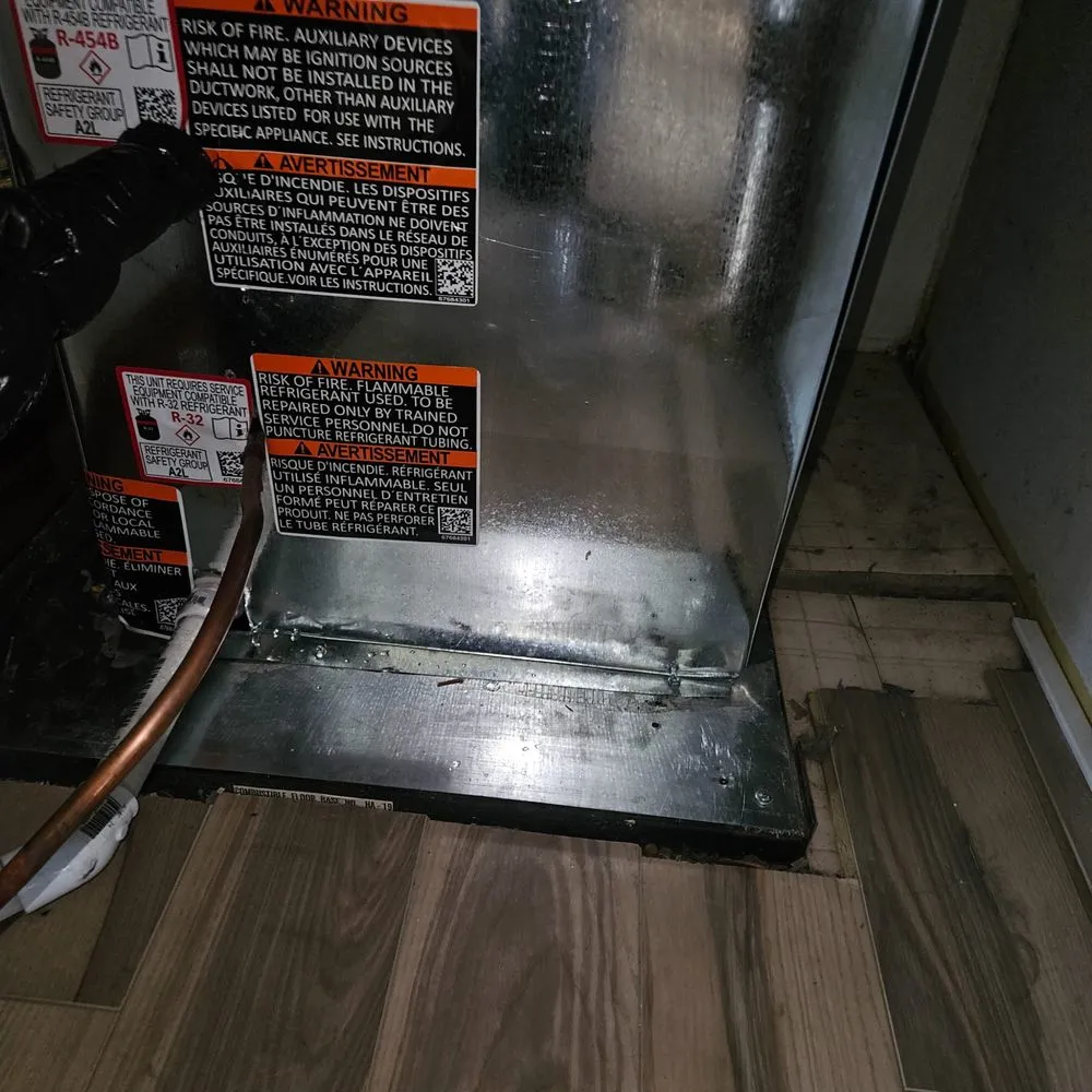 Slide of Air Temperature Heating And Cooling