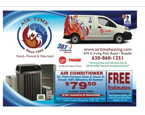 Air Time Heating & Cooling Logo