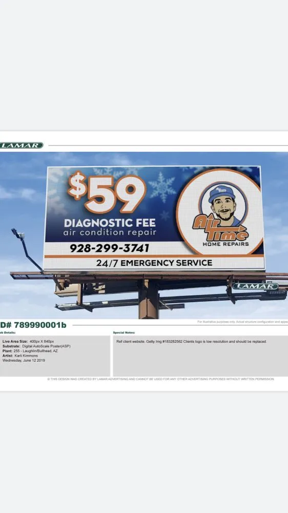 Slide of Air Time Home Repairs