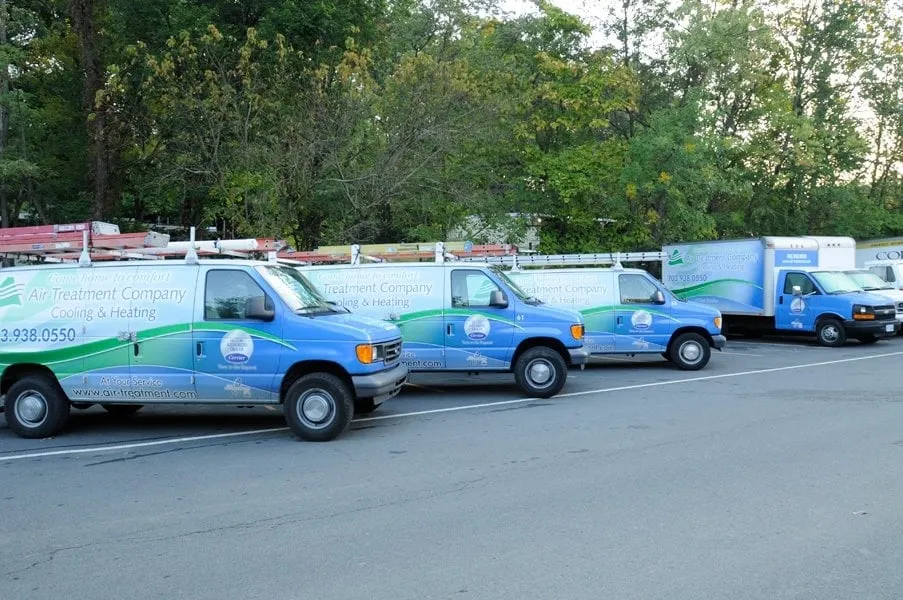 Slide of Air Treatment Heating & Cooling