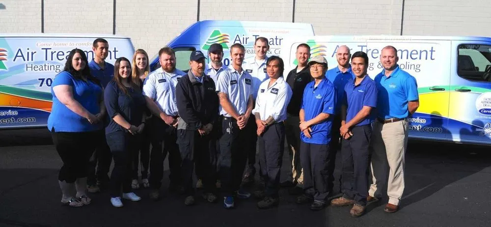 Slide of Air Treatment Heating & Cooling