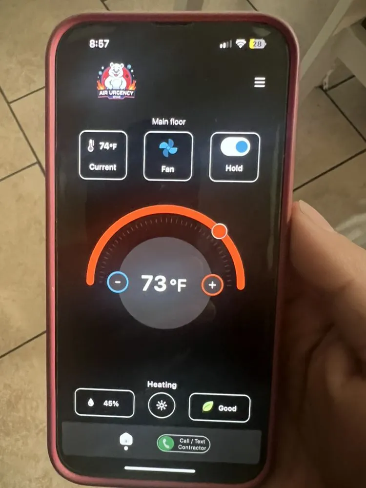 Slide of Air Urgency Hvac