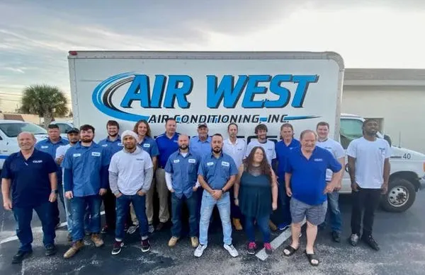 Air West Air Conditioning Logo