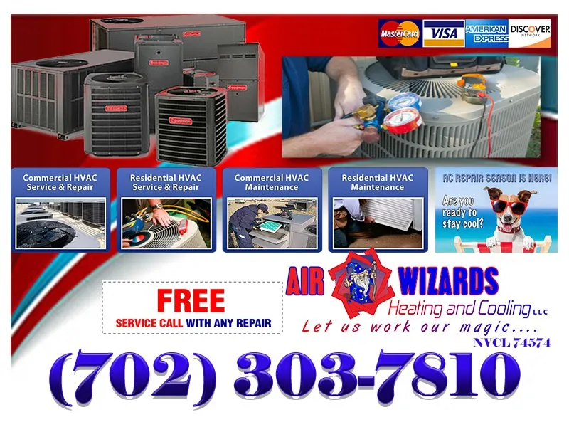 Slide of Air Wizards Heating and Cooling