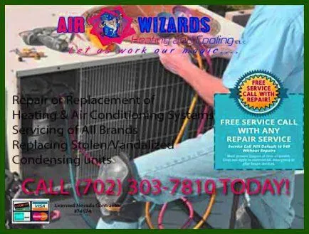 Slide of Air Wizards Heating and Cooling