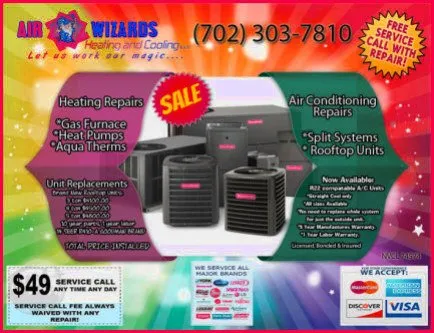 Slide of Air Wizards Heating and Cooling