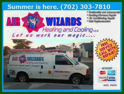 Slide of Air Wizards Heating and Cooling