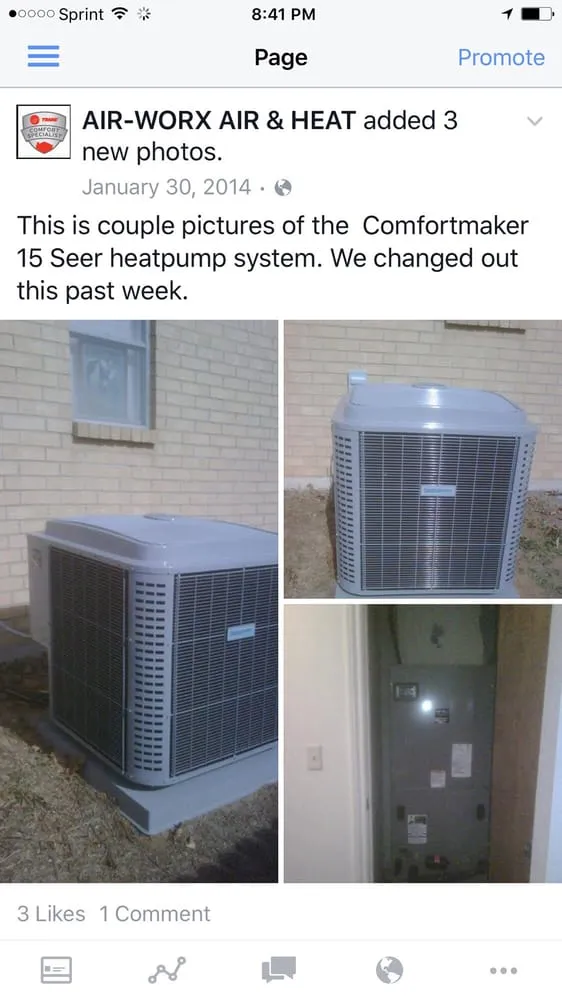 Slide of Air-Worx Air and Heat