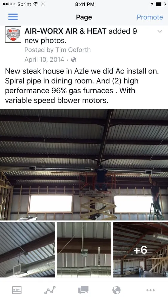 Slide of Air-Worx Air and Heat