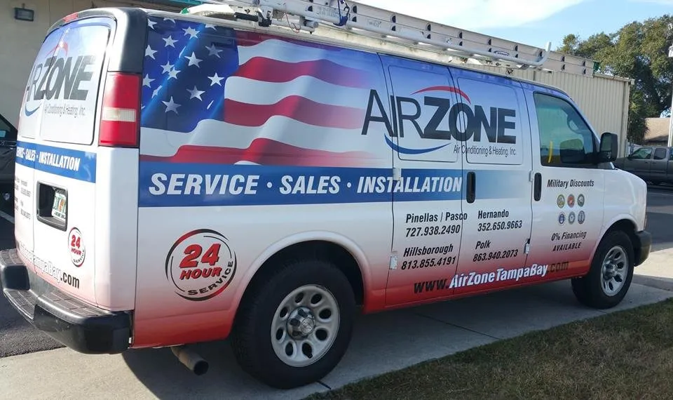 Slide of Air Zone Air Conditioning and Heating