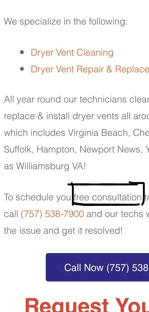 Slide of Airduct Care Heating & A/C